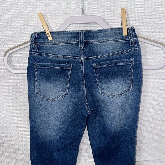 SQUEEZE Low Rise Skinny Denim Jeans Girls Size 7 - Picture 5 of 5